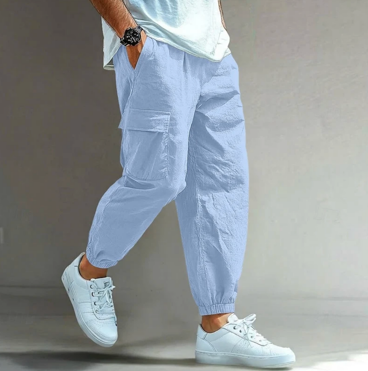 Męskie Spodnie Cargo Joggery