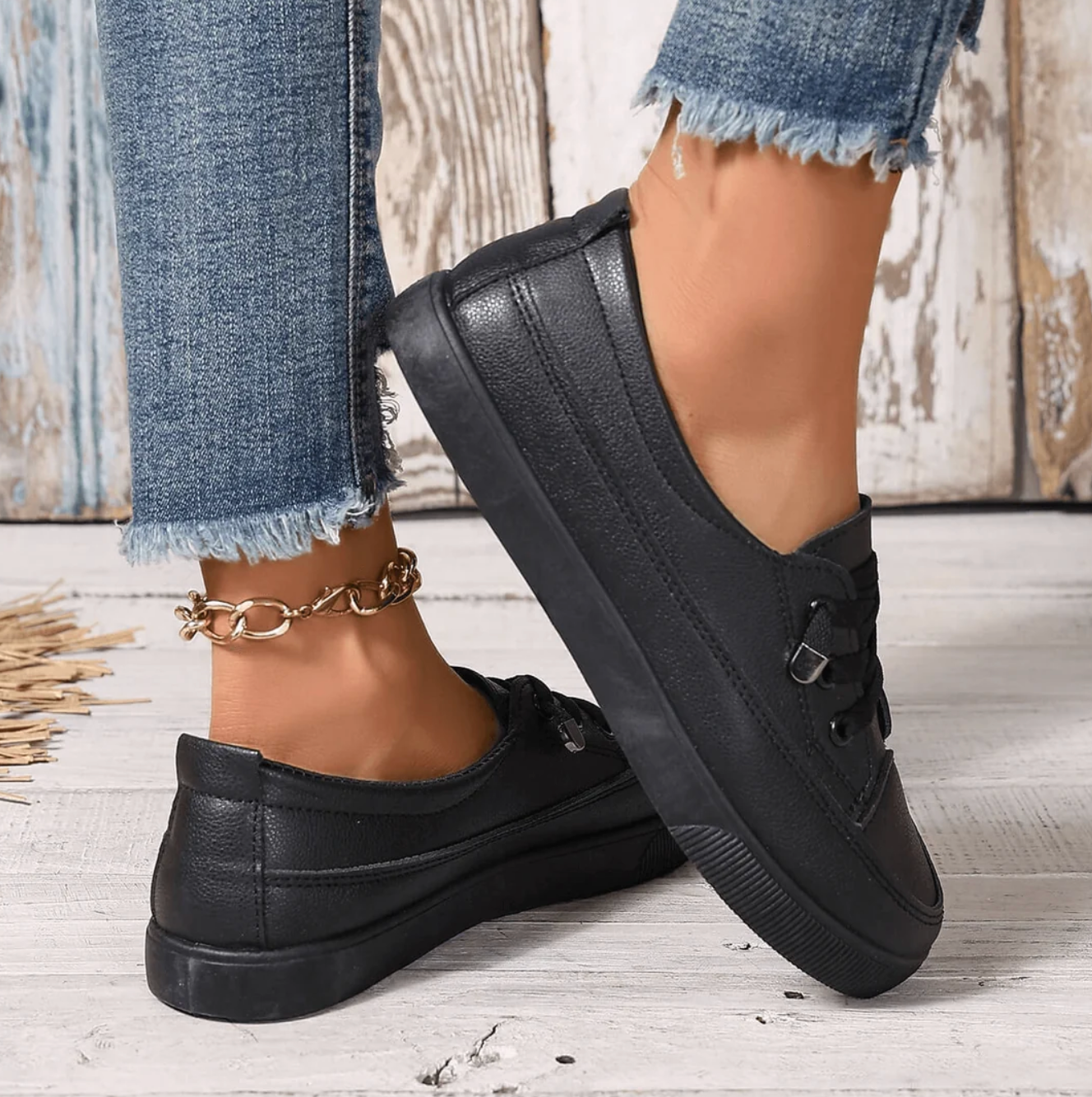 Damskie Sneakersy Ortopedyczne – Wygodne Buty Casual z Amortyzującą Podeszwą