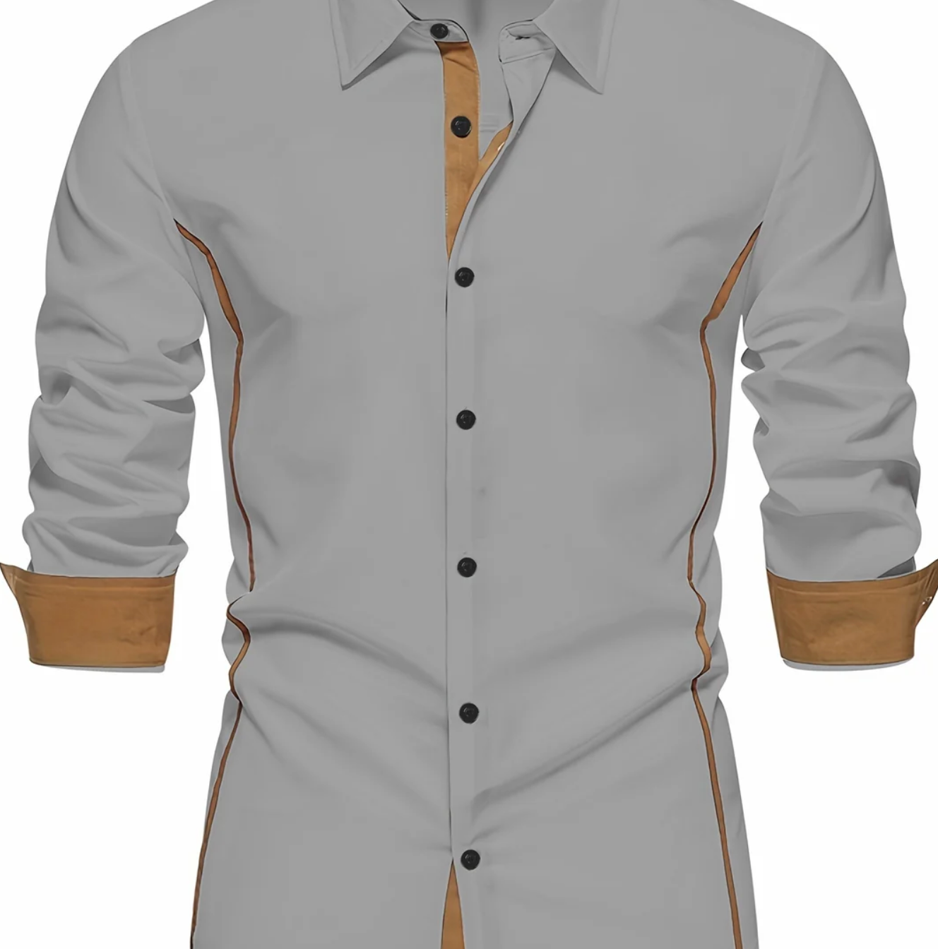 Męska Koszula Slim Fit z Długim Rękawem