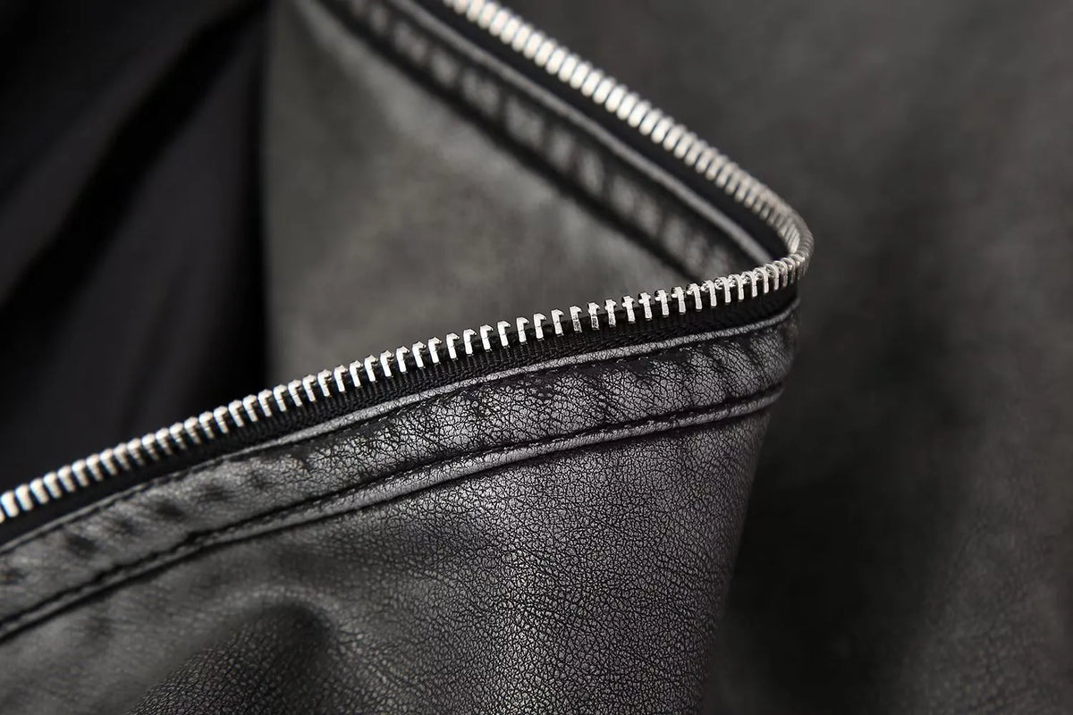 Damska kurtka bomberka skórzana