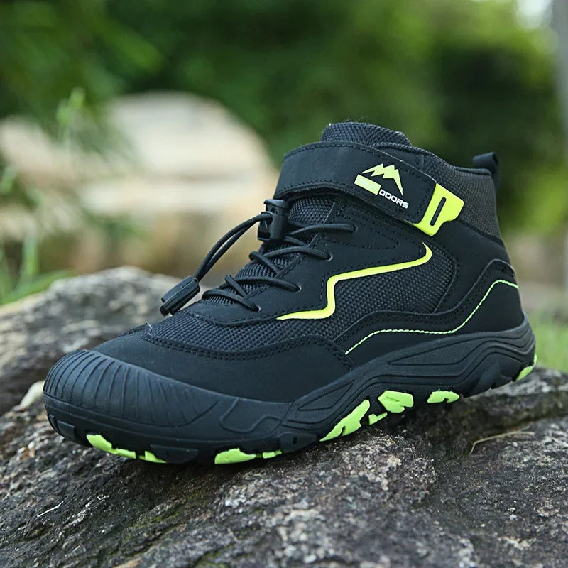 Dziecięce buty trekkingowe na rzep – lekkie buty sportowe z antypoślizgową podeszwą