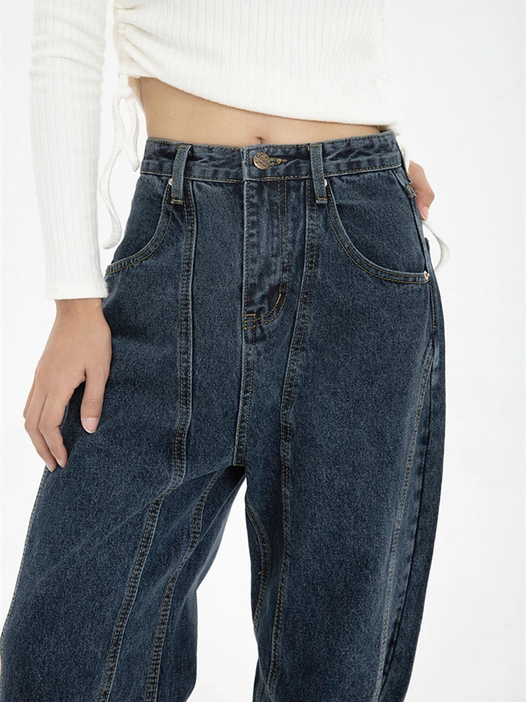 Damskie Baggy Jeansy typu Wide-Leg