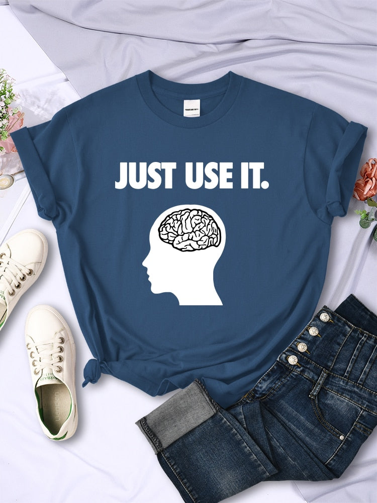 T-shirt Damski "Just Use It"