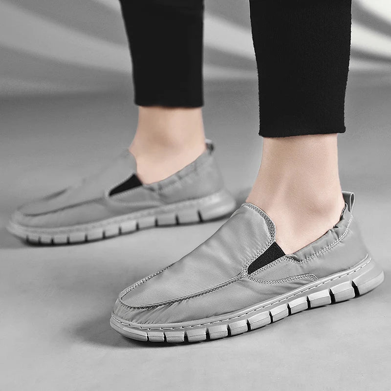 Męskie Ortopedyczne Buty Slip-On z Elastyczną Podeszwą