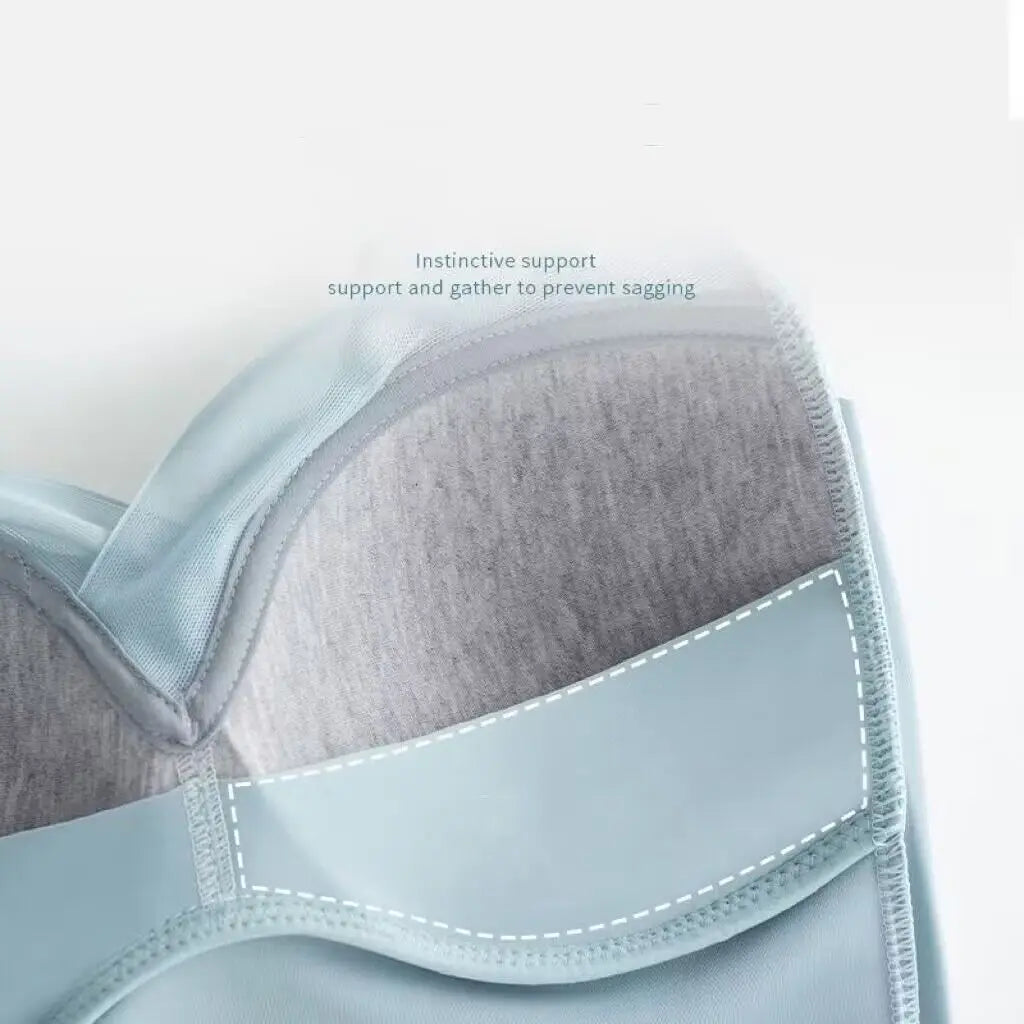 Bezszwowy biustonosz damski push-up typu top – wygodny, elastyczny, niewidoczny pod ubraniem