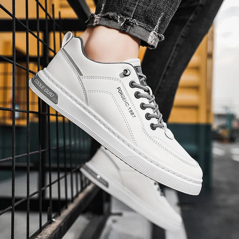 Minimalistyczne męskie sneakersy w klasycznym stylu