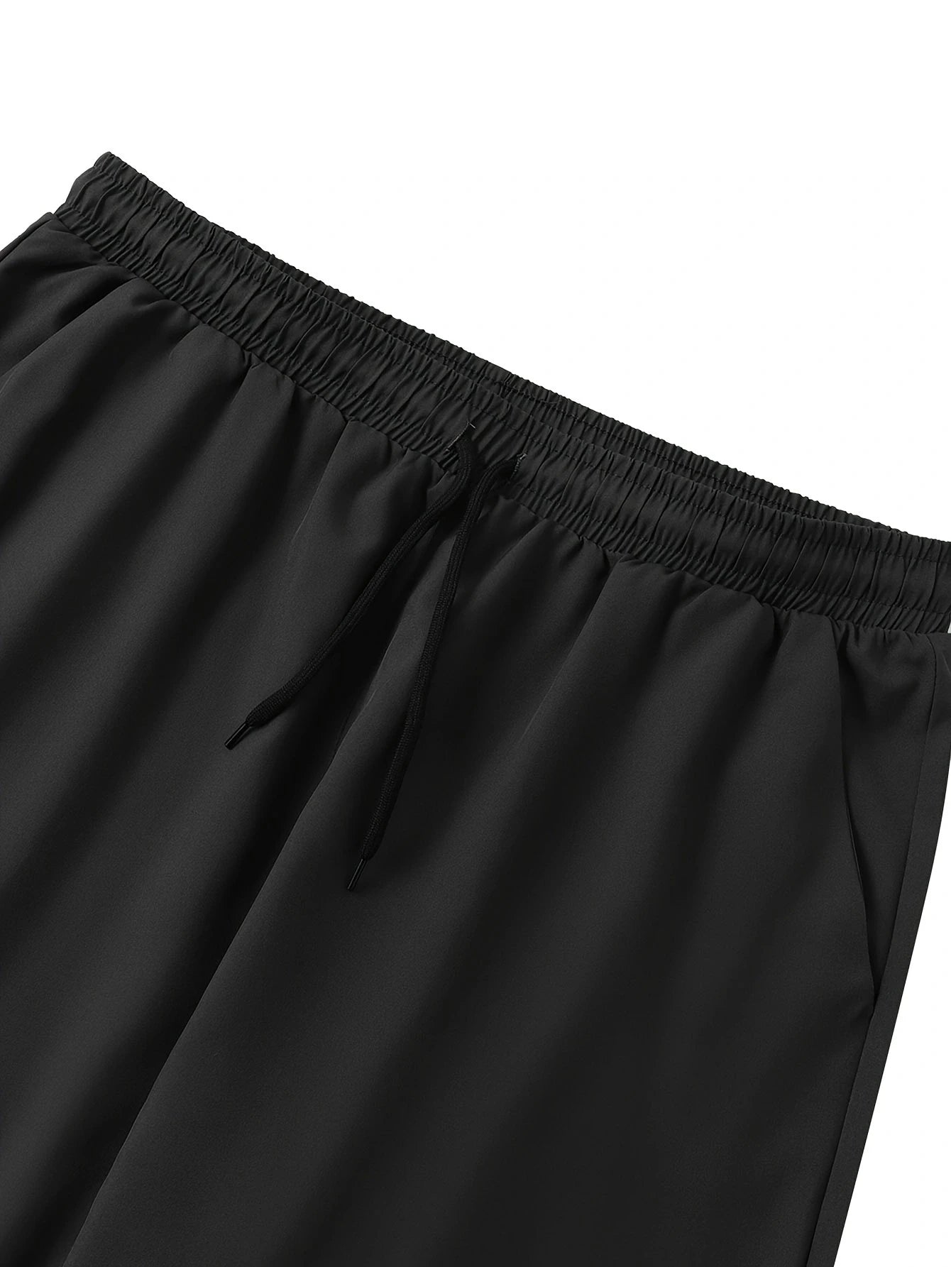 Męskie spodnie materiałowe slim fit z elastycznym pasem – elegancko-casualowe