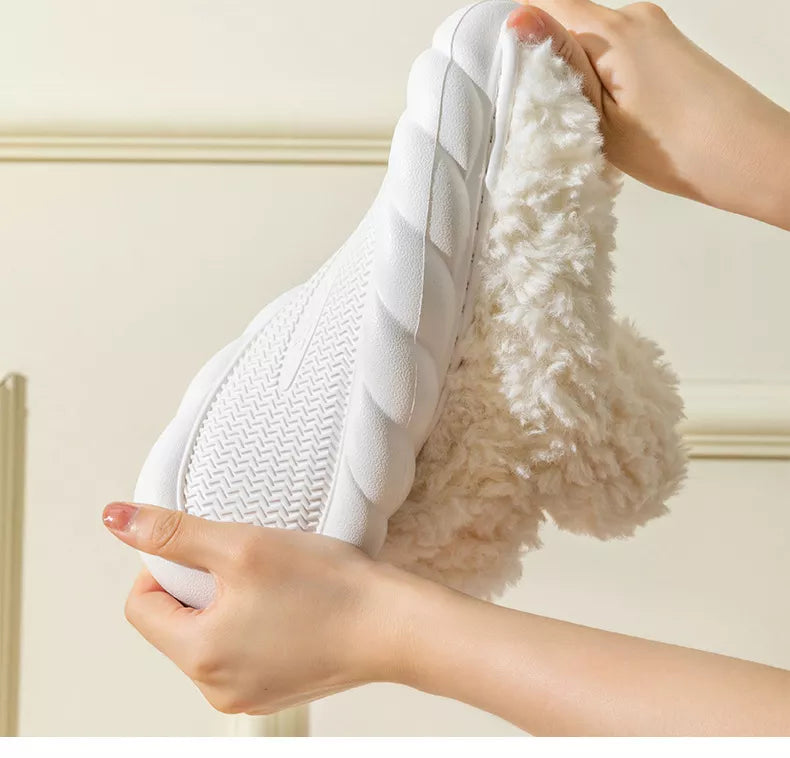 Flubbo Futrzane buty z miękka podeszwa