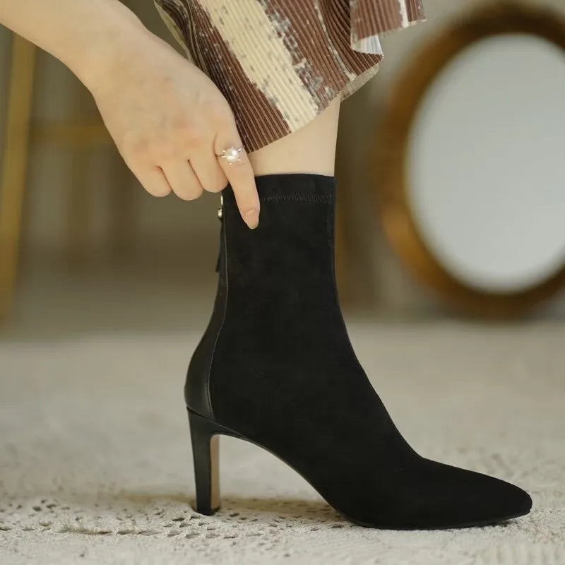 Damskie buty zamszowe Herund