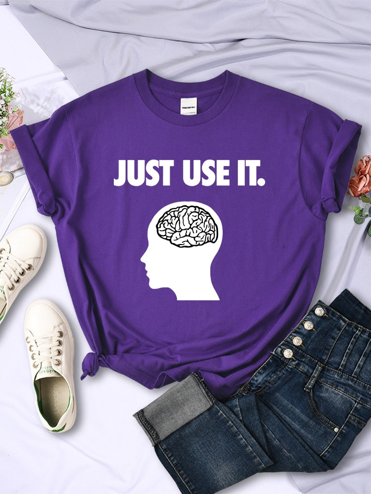 T-shirt Damski "Just Use It"
