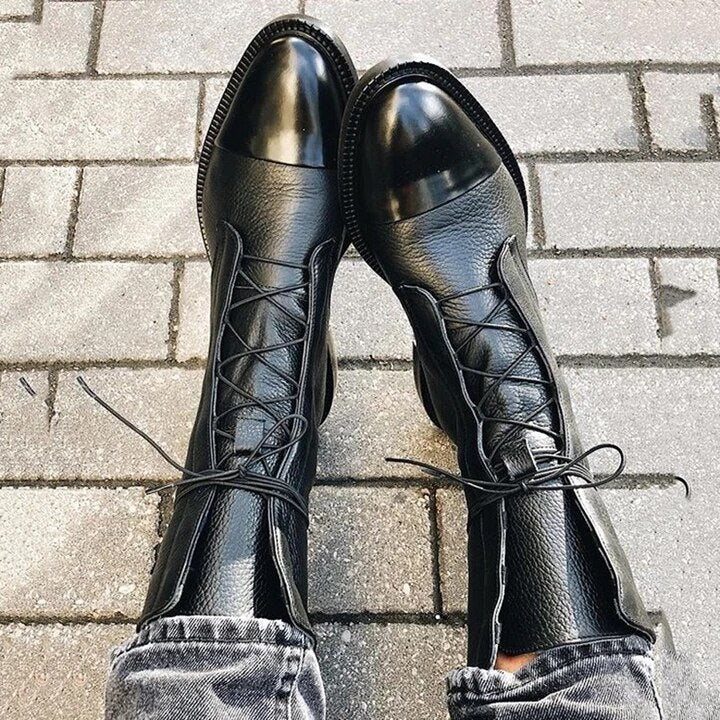 Sophia | Eleganckie sznurowane botki 1