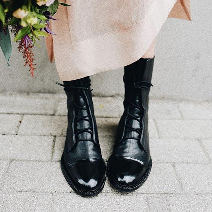 Sophia | Eleganckie sznurowane botki 5