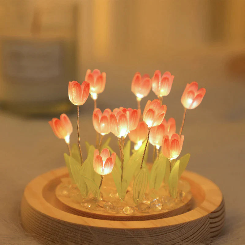 Lampka nocna DIY Tulipan