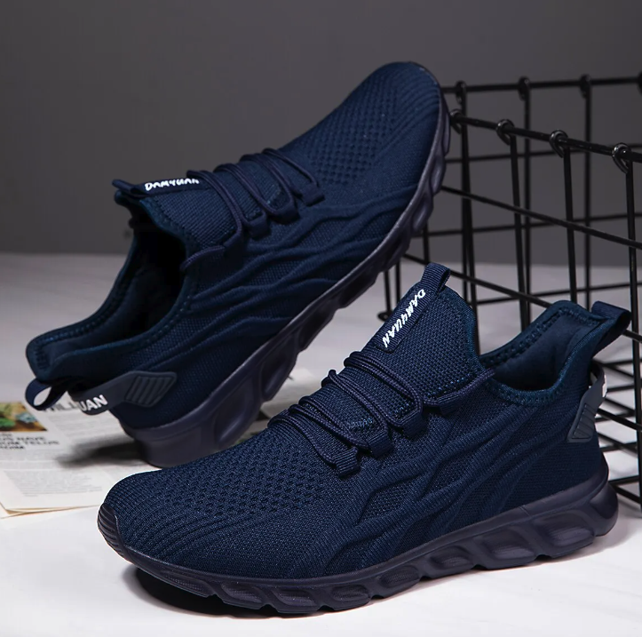Lekkie sneakersy męskie z siateczki
