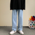 Męskie jeansy baggy fit z szerokimi nogawkami