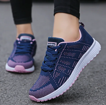 Damskie ortopedyczne buty sportowe – lekkie sneakersy z oddychającą siateczką