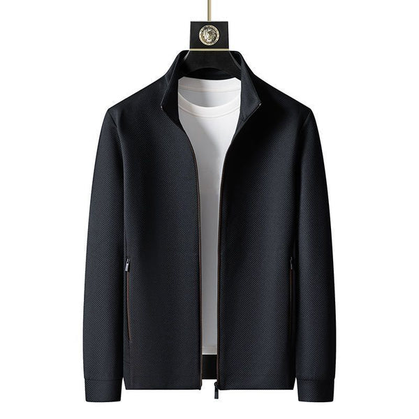 Męski elegancki zestaw dresowy z zamkiem