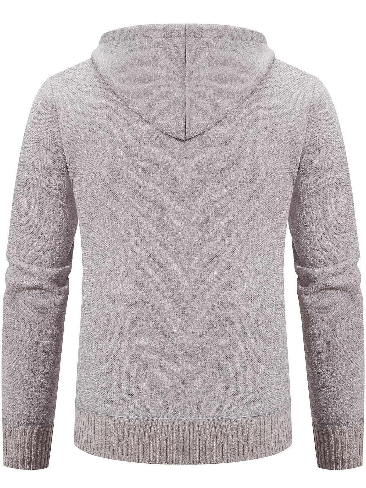 Polarowa Bluza Sweter z Kapturem