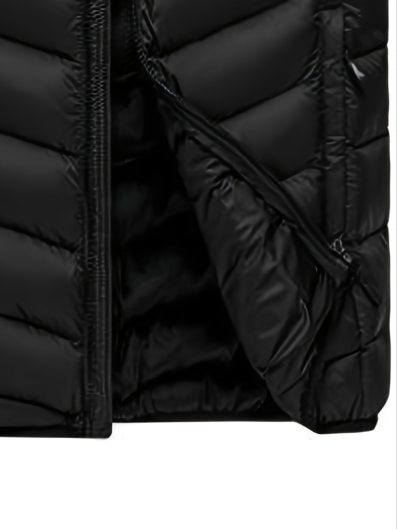 Męska lekka puchowa kurtka z kapturem