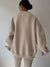Damska Oversize Bluza z Dekoltem V