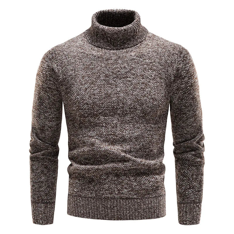 Ciepły Sweter Męski z Golfem