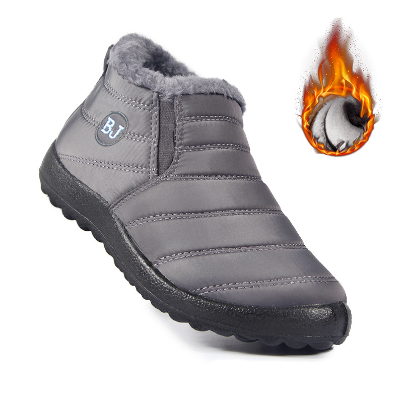 Damskie ocieplane wodoodporne buty zimowe wsuwane