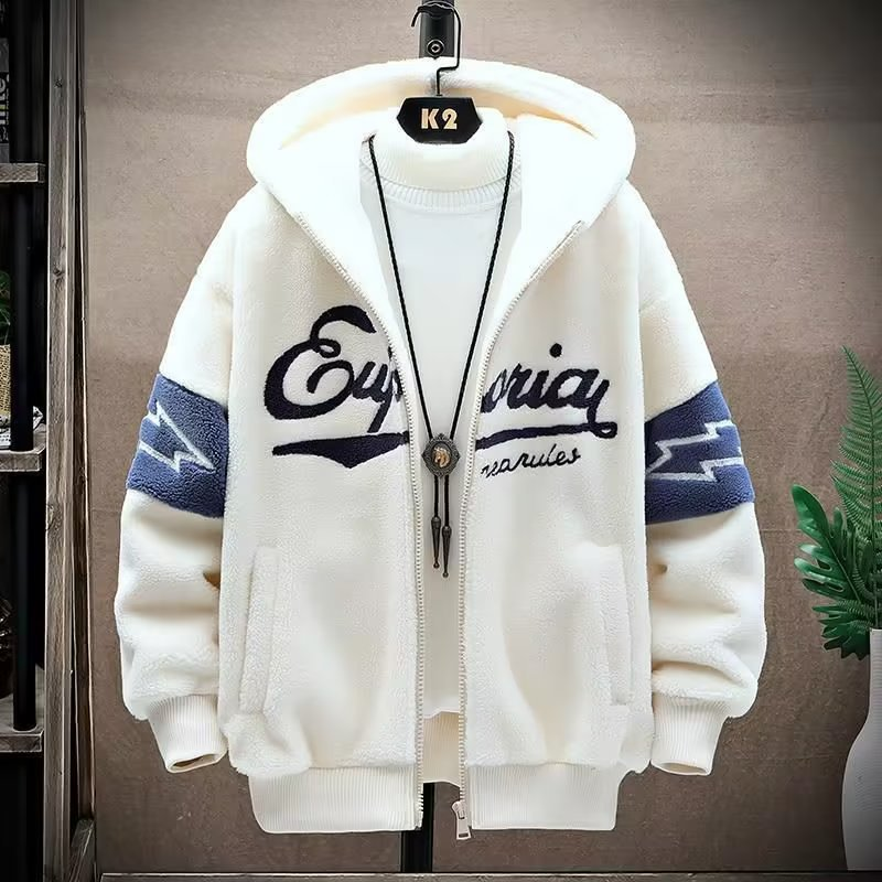Męska ciepła bluza polarowa z kapturem "Euphoria"