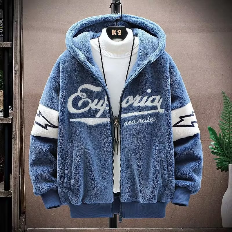 Męska ciepła bluza polarowa z kapturem "Euphoria"