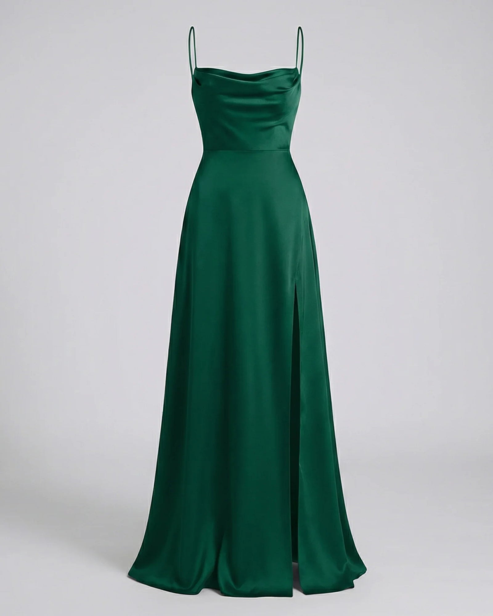 Elegancka jedwabna sukienka maxi damska