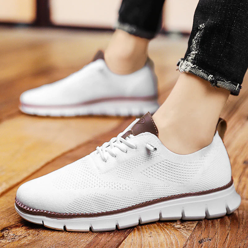 Męskie buty sportowe z oddychającą siateczką