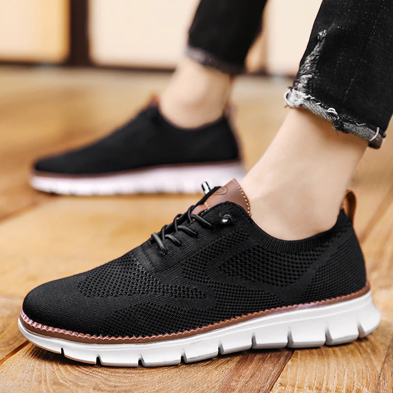 Męskie buty sportowe z oddychającą siateczką