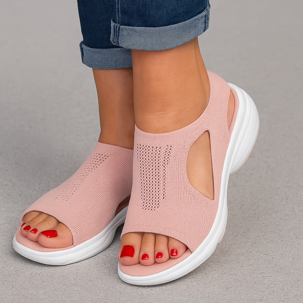 Sportowe sandały ortopedyczne damskie z oddychającym materiałem