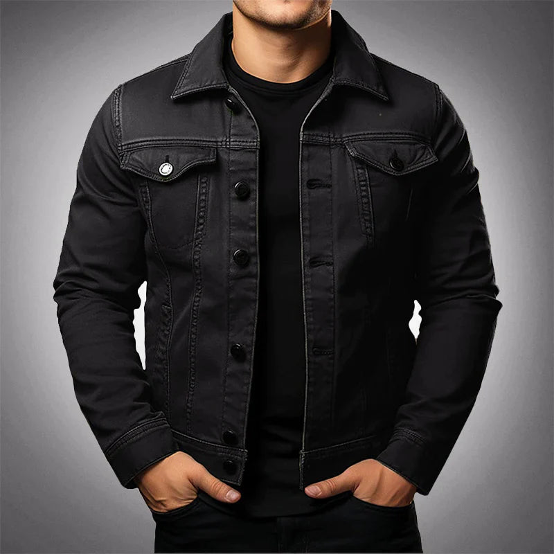 Męska kurtka jeansowa slim fit – stylowa i lekka na sezon przejściowy