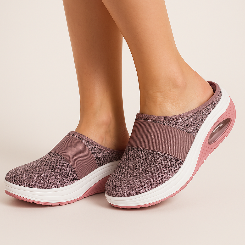 Damskie Ortopedyczne Buty z Przewiewną Siatką i Poduszką Powietrzną