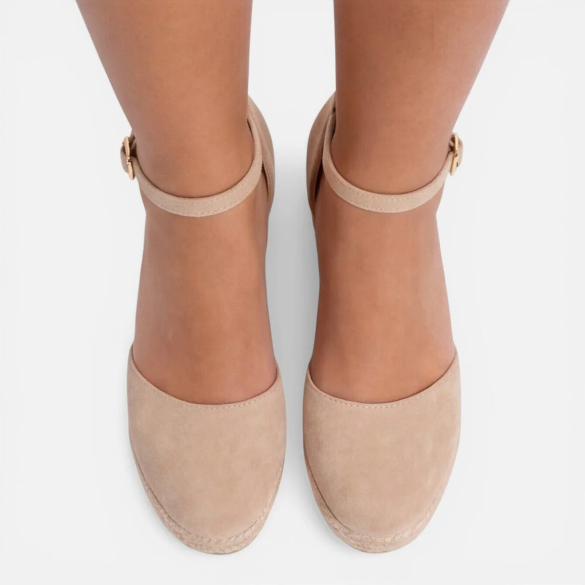 Damskie Espadryle na Koturnie z Zapięciem przy Kostce – Wygodne Buty Letnie