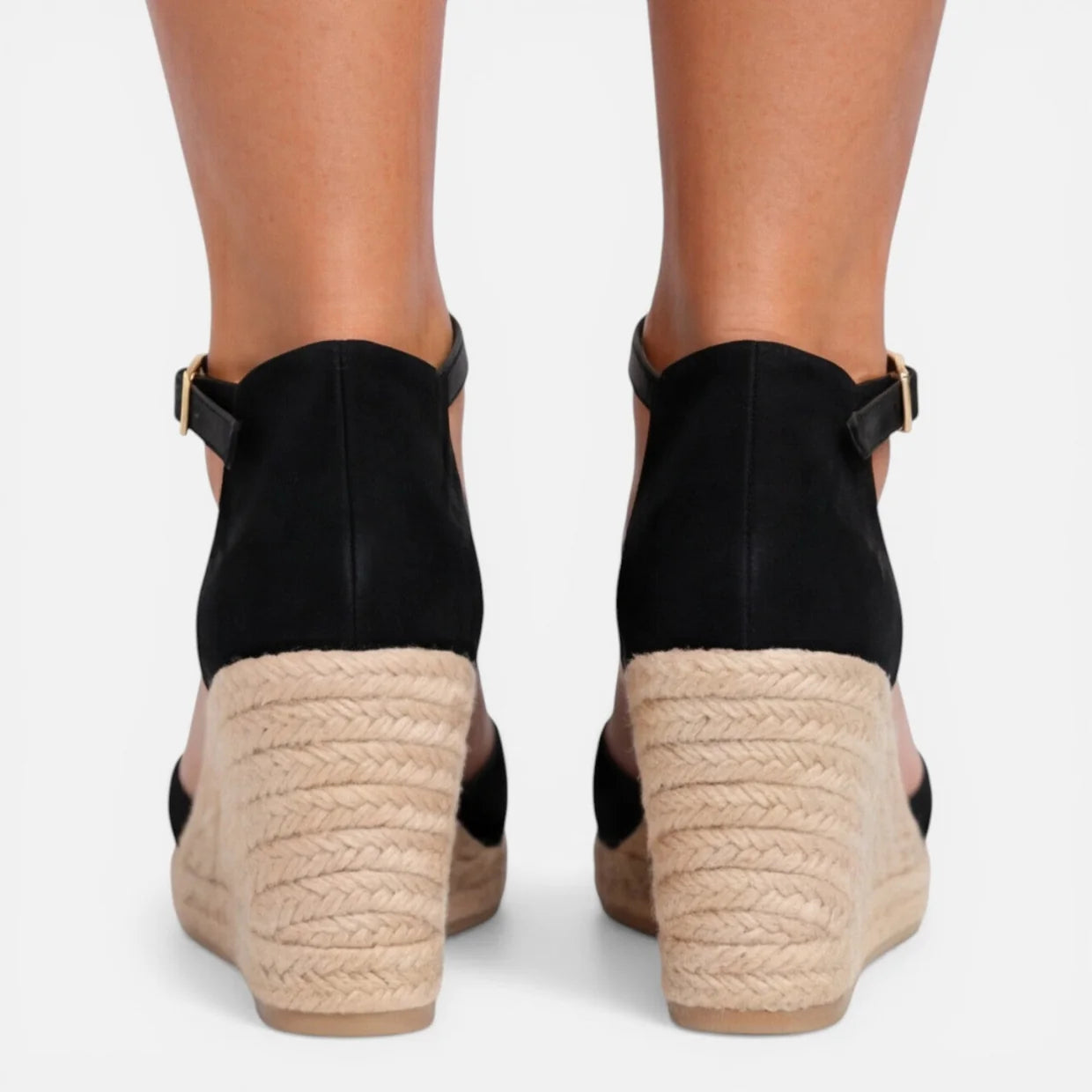 Damskie Espadryle na Koturnie z Zapięciem przy Kostce – Wygodne Buty Letnie