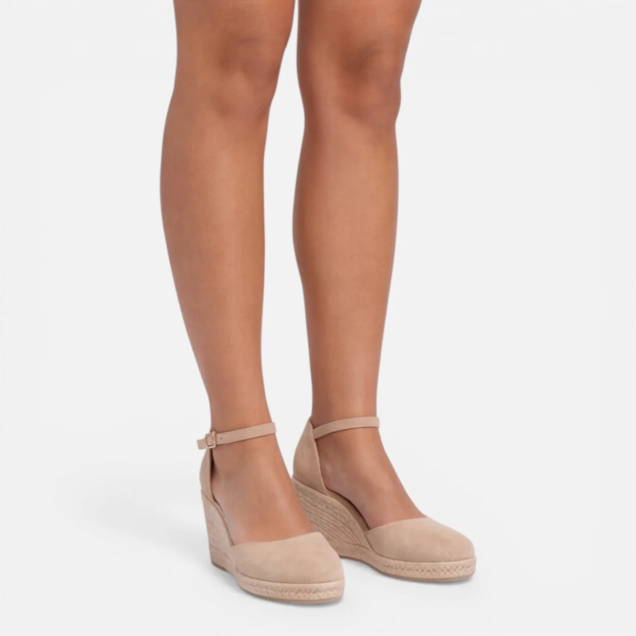 Damskie Espadryle na Koturnie z Zapięciem przy Kostce – Wygodne Buty Letnie
