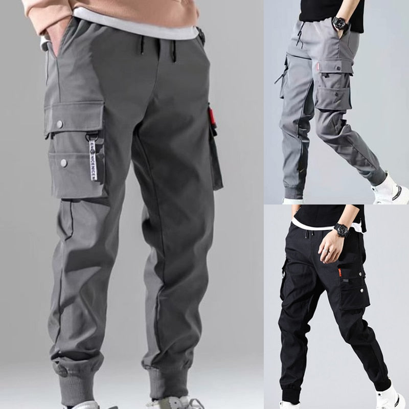 Męskie spodnie joggery cargo