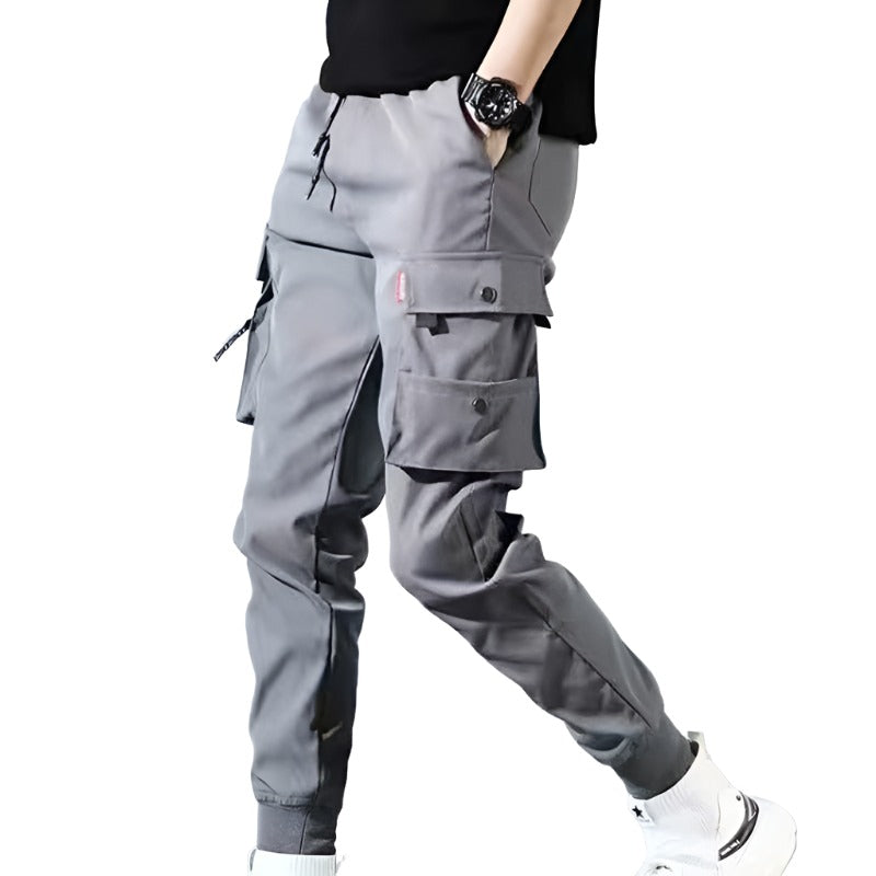 Męskie spodnie joggery cargo