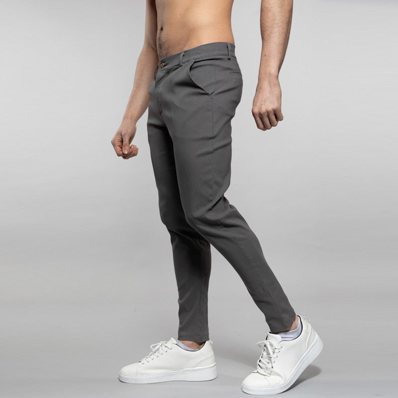 Męskie Spodnie Wizytowe Slim Fit