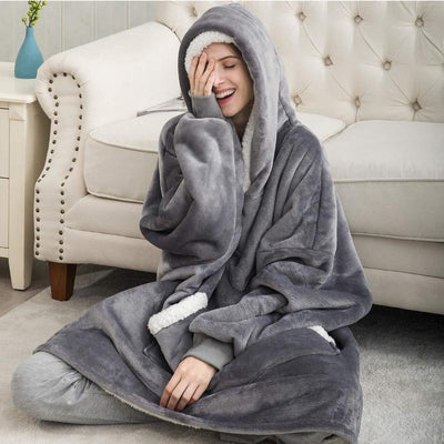 Bluza-Koc z kapturem Oversized