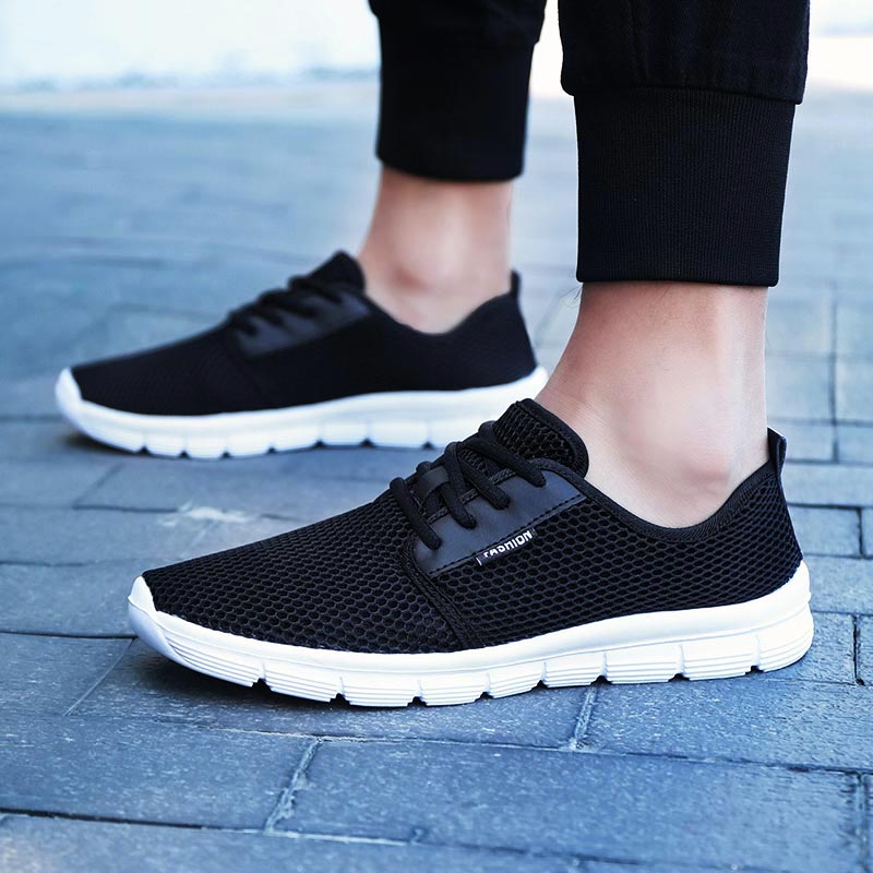 Męskie ultralekkie sneakersy z siateczki