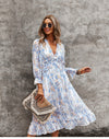 Sukienka letnia ,,Floral V Neck"