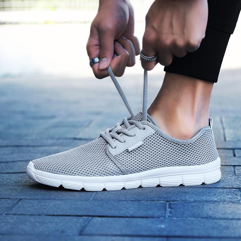Męskie ultralekkie sneakersy z siateczki