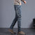 Męskie Jeansy Slim Fit z Przetarciami