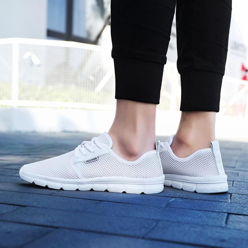 Męskie ultralekkie sneakersy z siateczki