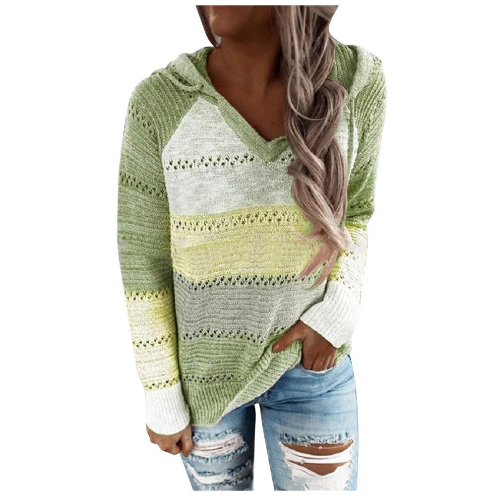 Damski Sweter z Kapturem w Stylu Boho