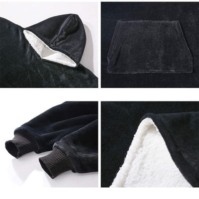 Bluza-Koc z kapturem Oversized
