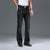Męskie jeansy bootcut z prostymi nogawkami