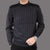 Sweter męski z wzorem w kratę